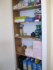 Organizing NYC Office Supplies Closet