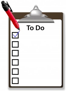 Check mark To Do checklist clipboard copy space