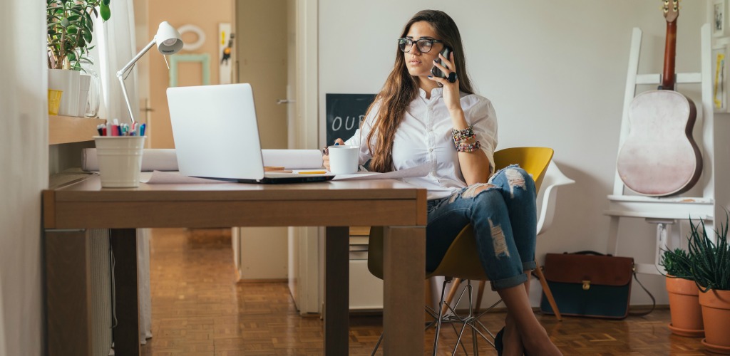 Productive Home Office from NYC Professional Office Organizer