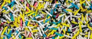 NYC Professional Office Organizer cleans out files and shreds 3 bags