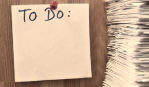 time management tip-put task on to do list