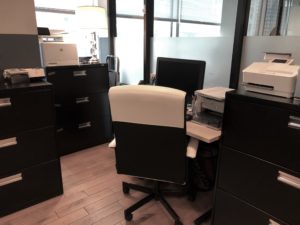 organized office after move
