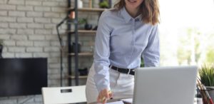 cleaning decluttering business office